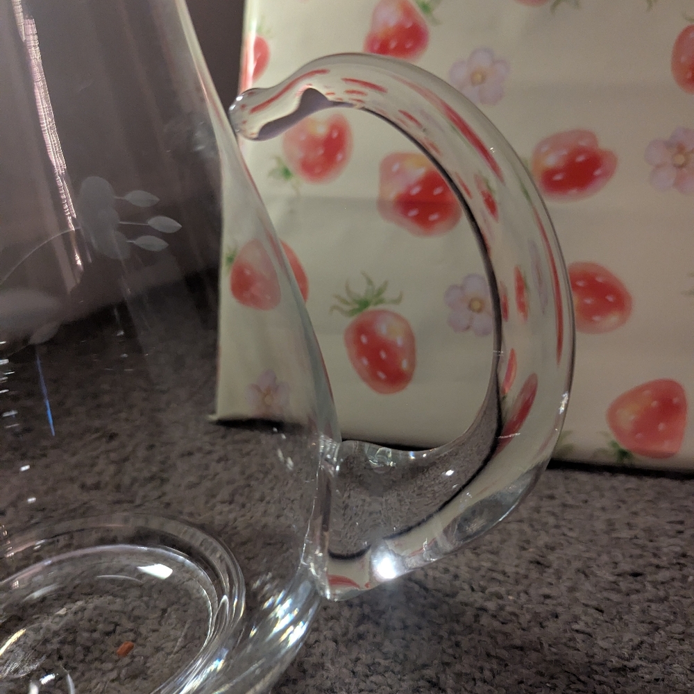 Princess House Heritage Handblown Beverage Server #459 Vintage - Picture 4 of 11